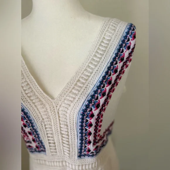 Spense Embroidered Gauzy lace Maxi Dress  romantic summer dress - Picture 8 of 10